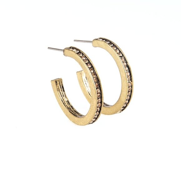 Hoop Haven - Brass Earring